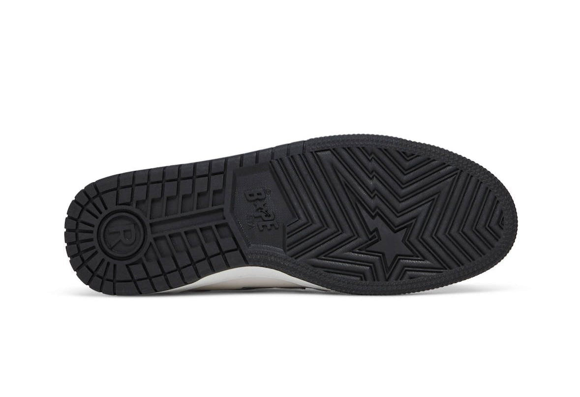 Sk8 Sta White Metallic Silver
