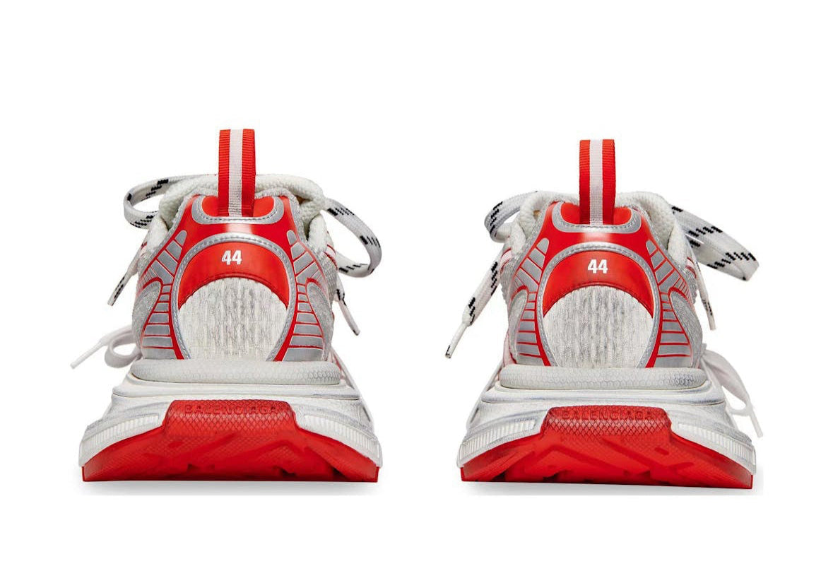 3XL Sneaker Worn Out White Red