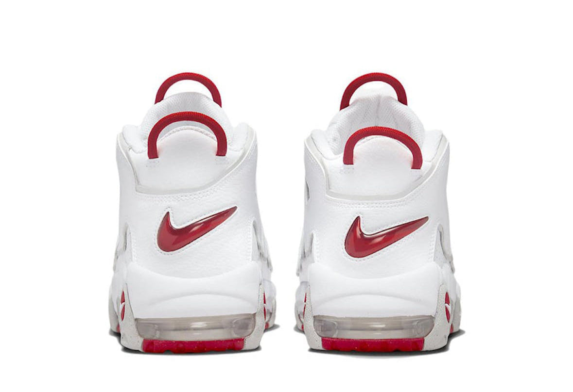 Air More Uptempo 96 White Grey Fog University Red