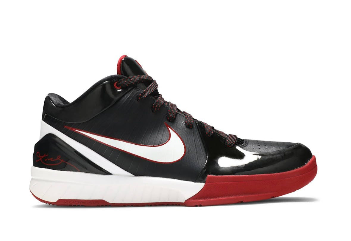 Kobe 4 Black White Varsity Red