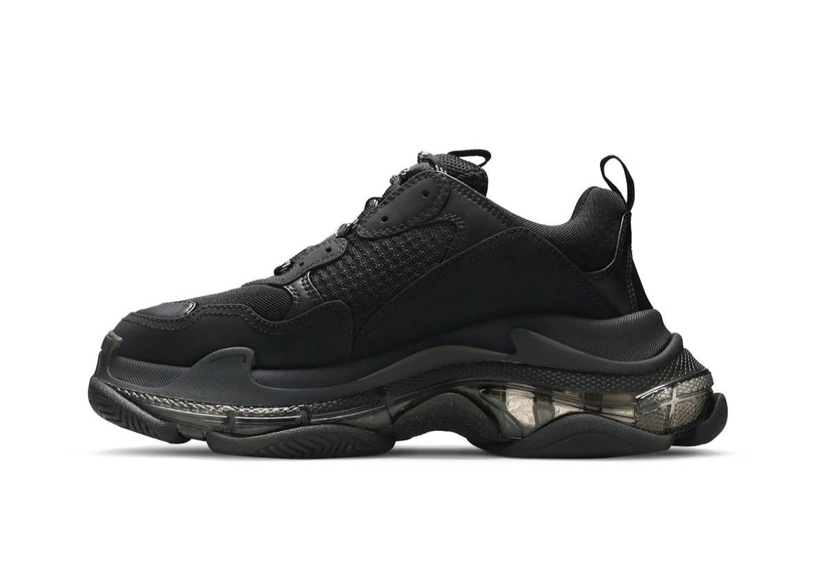 Triple S Sneaker Clear Sole Black
