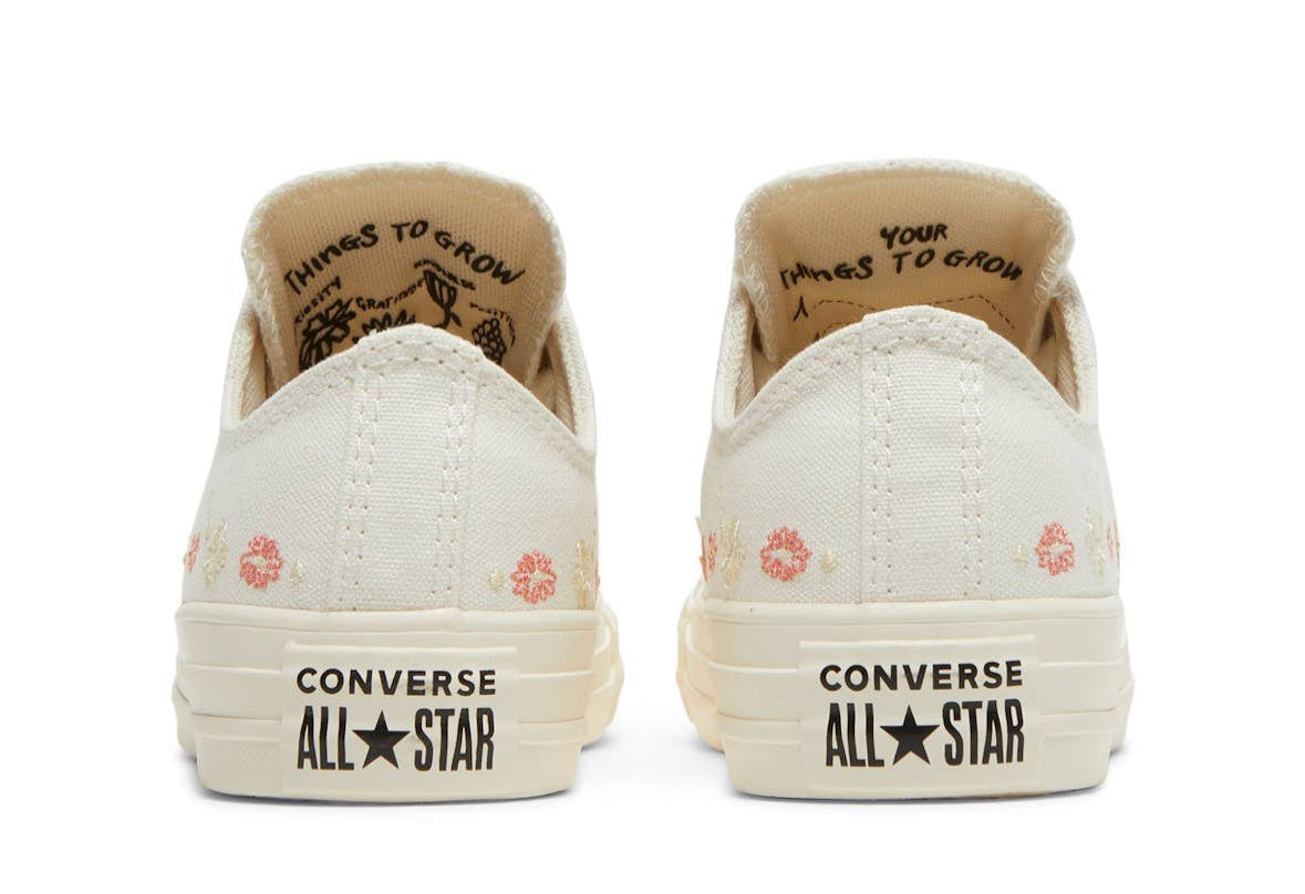 Chuck Taylor All Star Low Embroidered Floral Egret