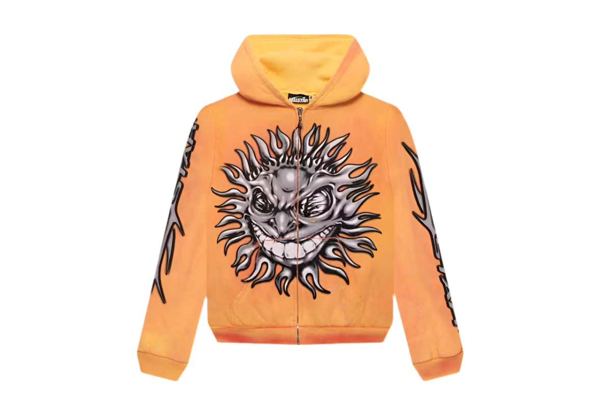 Sun Zip-Up Orange