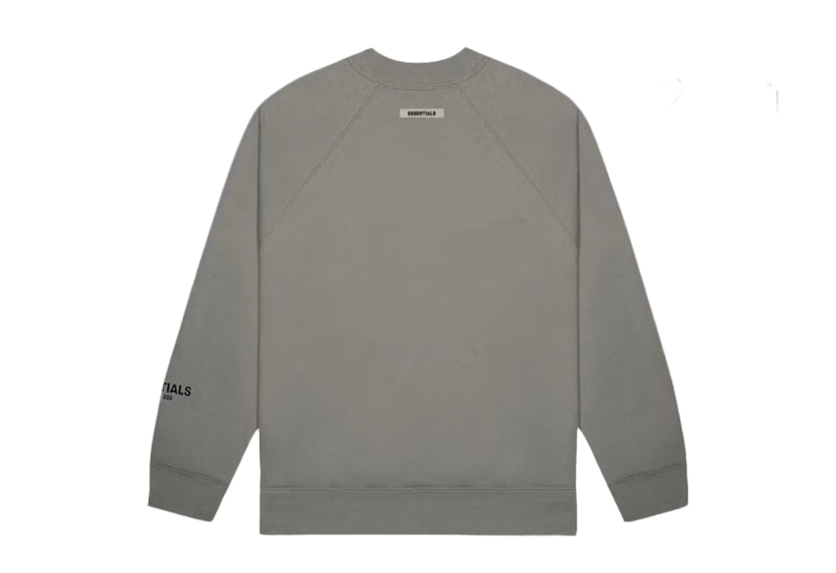 Crewneck Appliqué Logo Grey Flannel Charcoal
