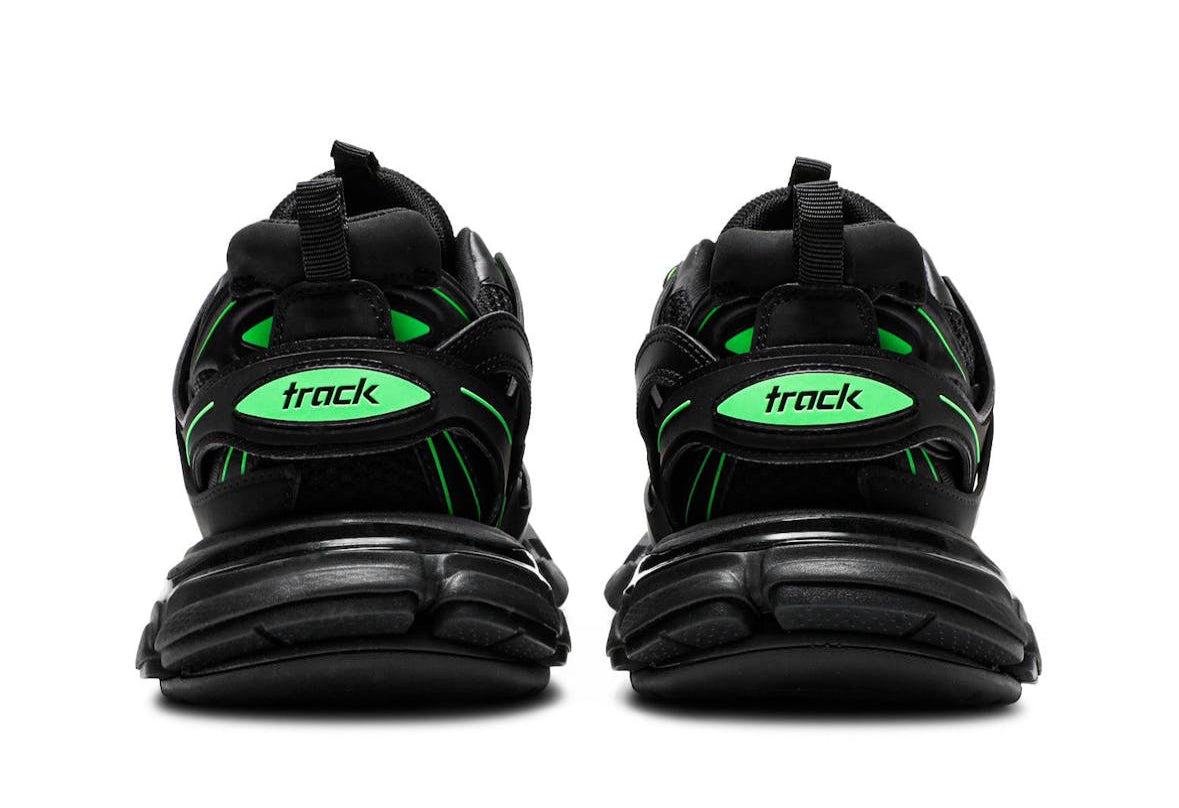 Track Sneaker Black Green