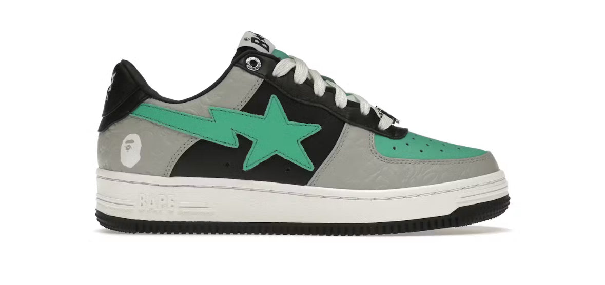 BAPE A Bathing Ape Bapesta Grey Green