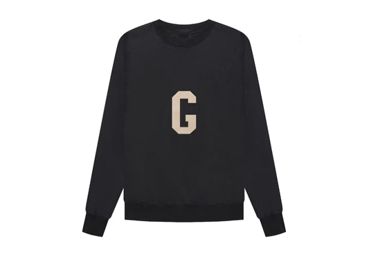 Seventh Collection G Crewneck Sweatshirt Black