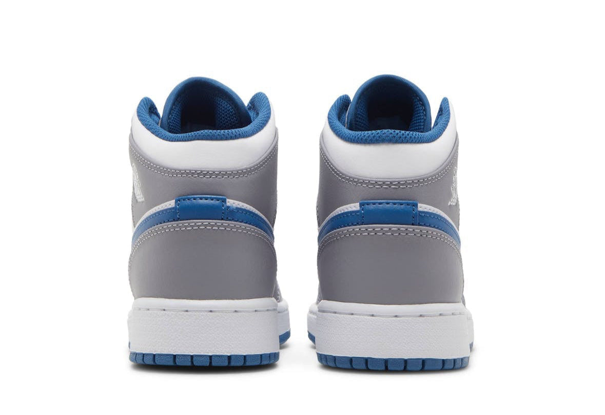 Jordan 1 Mid Cement True Blue