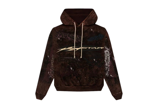 Graffiti Hoodie Brown