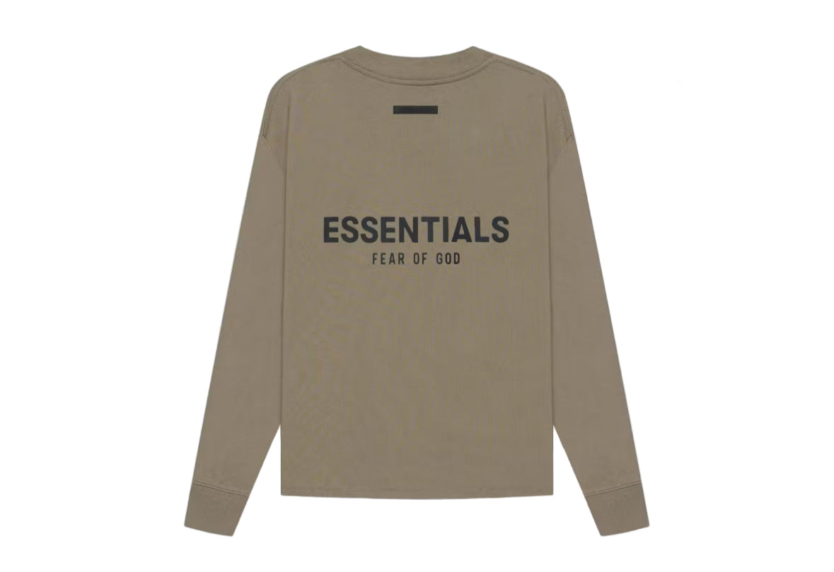 Fear Of God Essentials Long Sleeve T Shirt Taupe