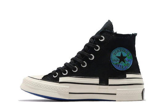 Chuck 70 Hacked Heel High Tear Away Black Blue