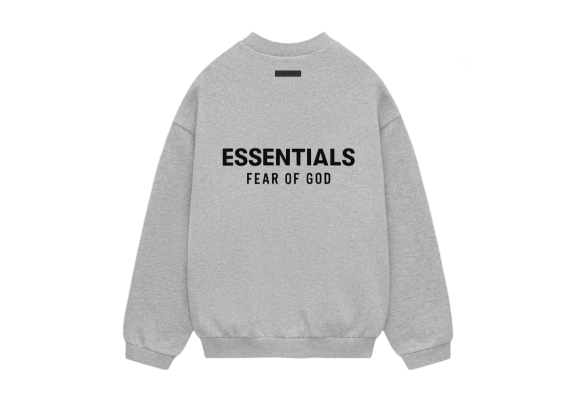 Fear Of God Essentials Fleece Crewneck Light Heather Grey