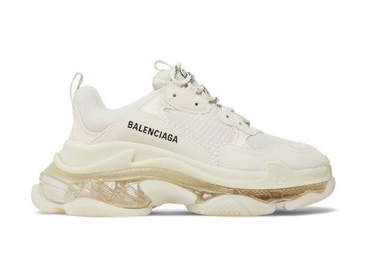 Triple S Sneaker Clear Sole Eggshell