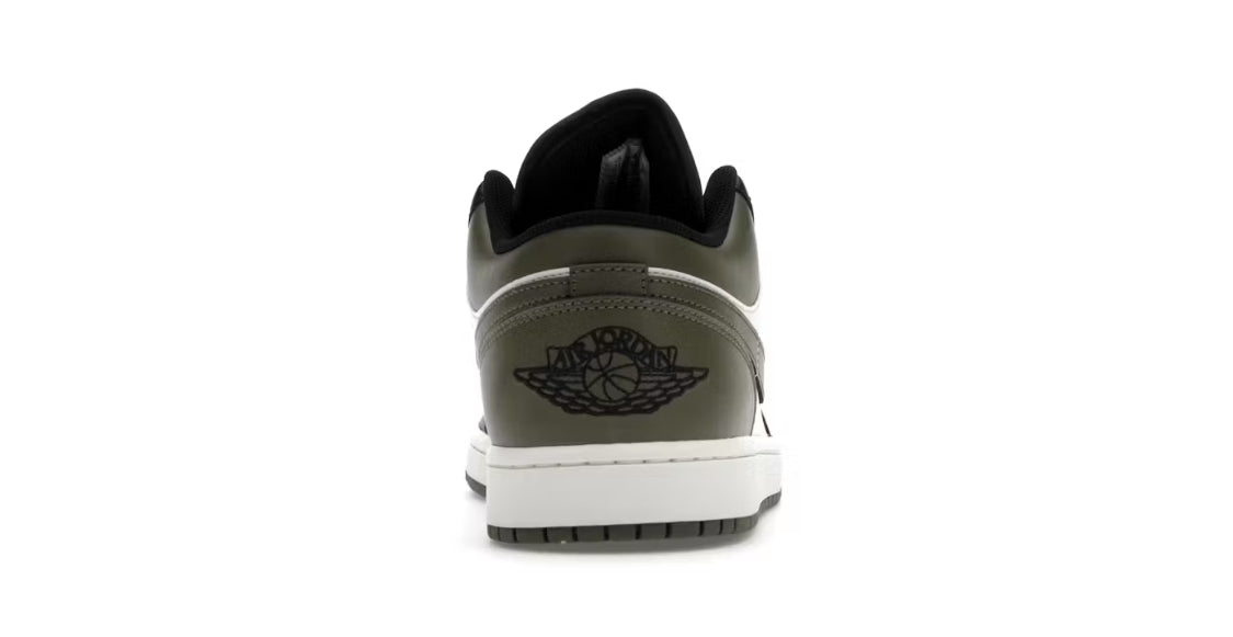 Air Jordan 1 Low Black Toe Medium Olive