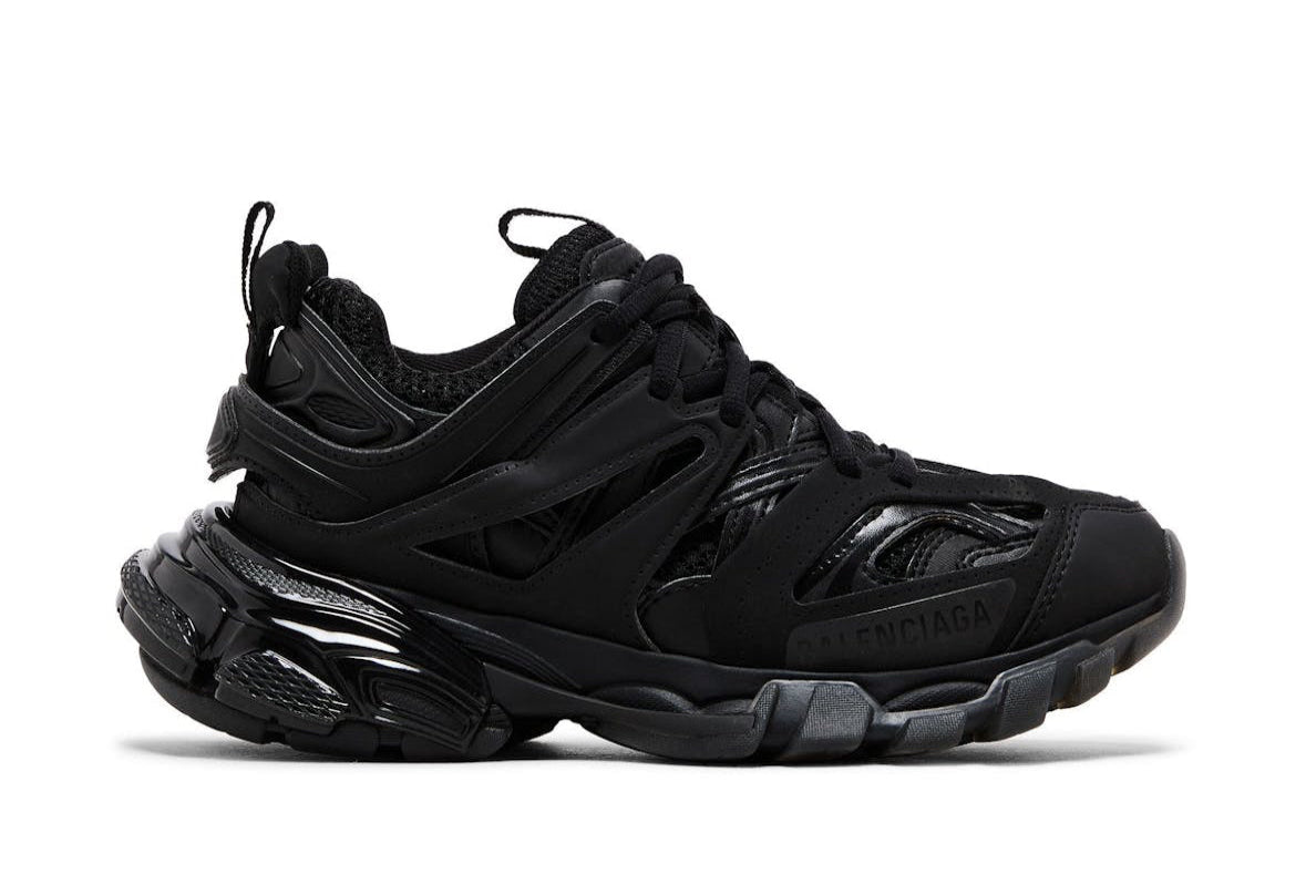 Track Sneaker Clear Sole Black