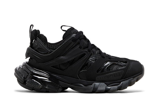 Track Sneaker Clear Sole Black