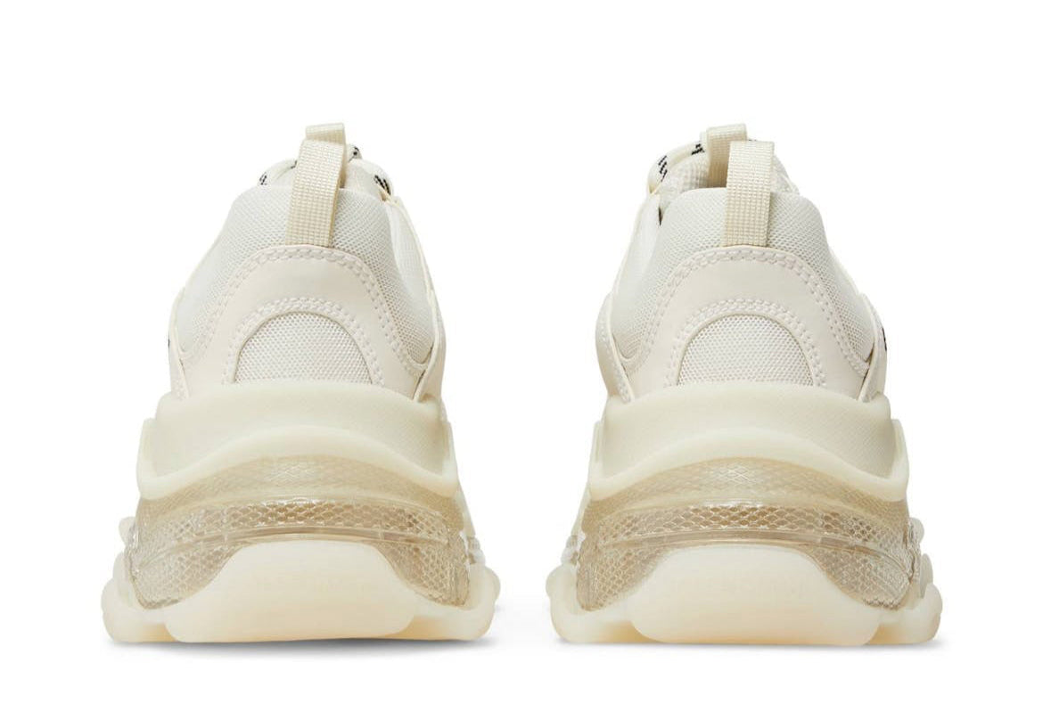 Triple S Sneaker Clear Sole Eggshell