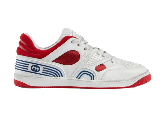 Basket Low White Demetra Red