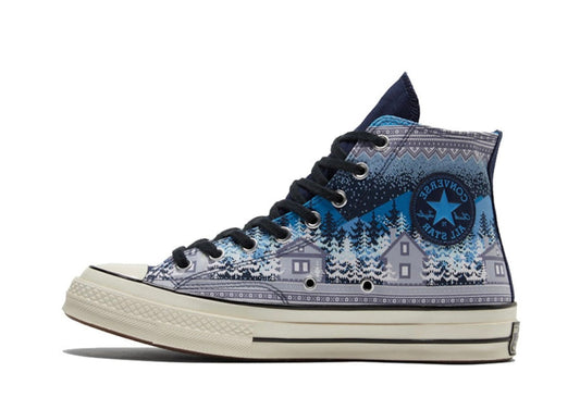 Chuck 70 High Holiday Sweater Midnight Navy