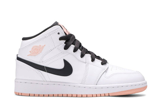 Jordan 1 Mid White Arctic Orange