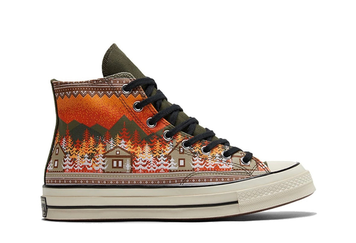 Chuck 70 High Holiday Sweater Orange