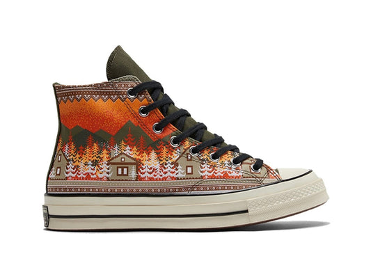 Chuck 70 High Holiday Sweater Orange
