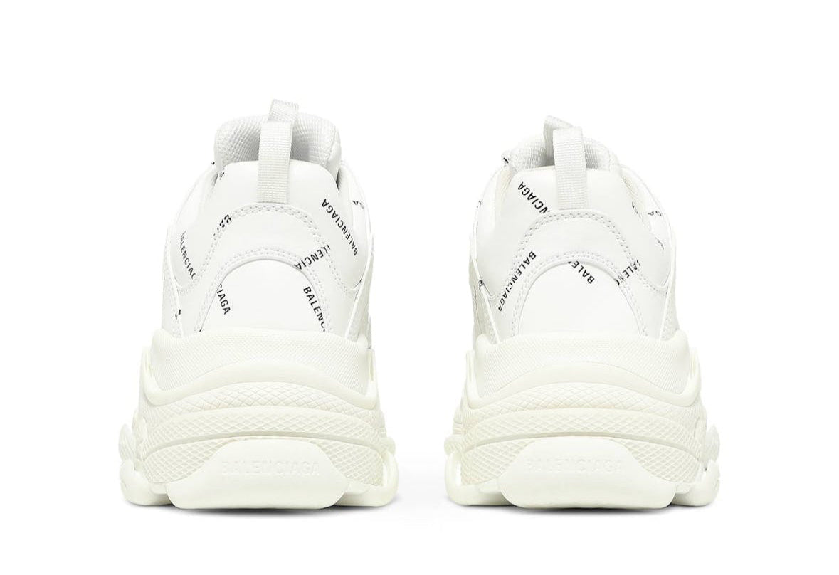 Triple S Trainer All Over Logo White