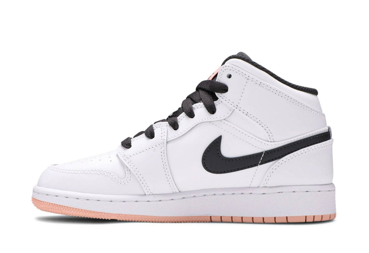 Jordan 1 Mid White Arctic Orange