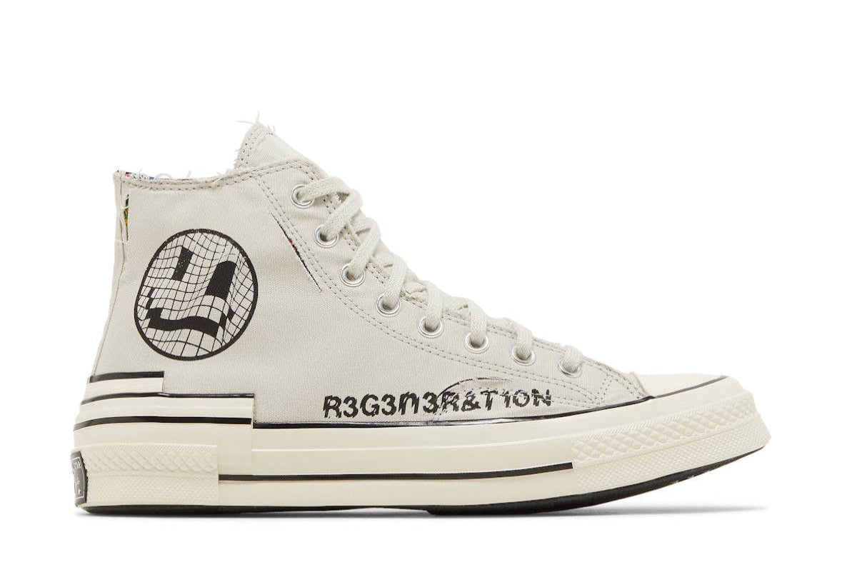 Chuck 70 Hacked Heel High Tear Away Light Bone