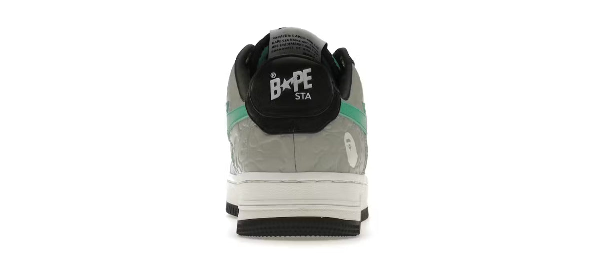 BAPE A Bathing Ape Bapesta Grey Green