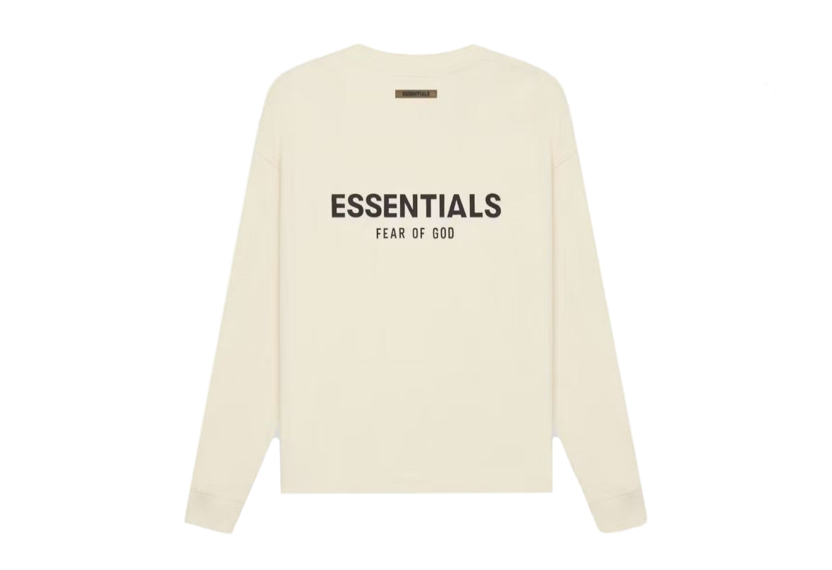 Fear Of God Essentials Long Sleeve T Shirt Cream/Buttercream