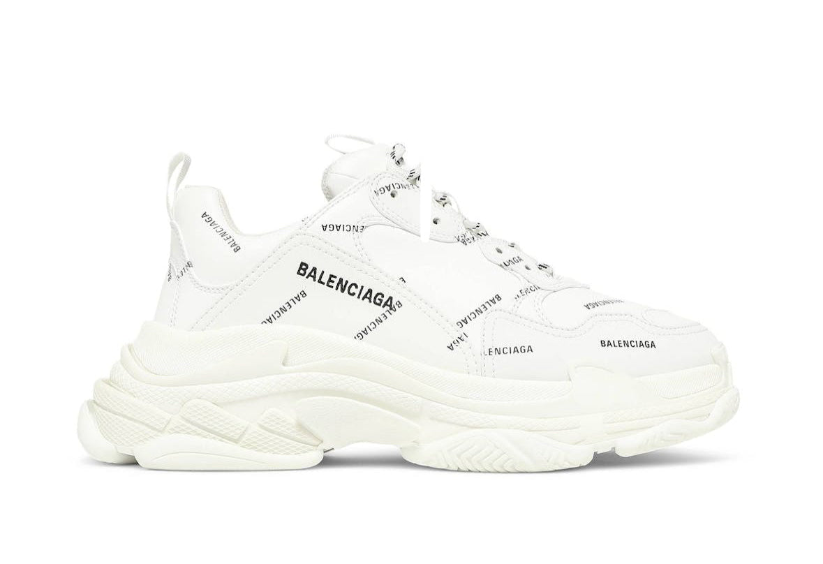 Triple S Trainer All Over Logo White