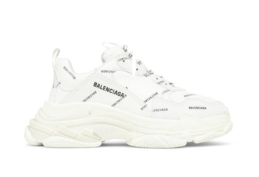Triple S Trainer All Over Logo White