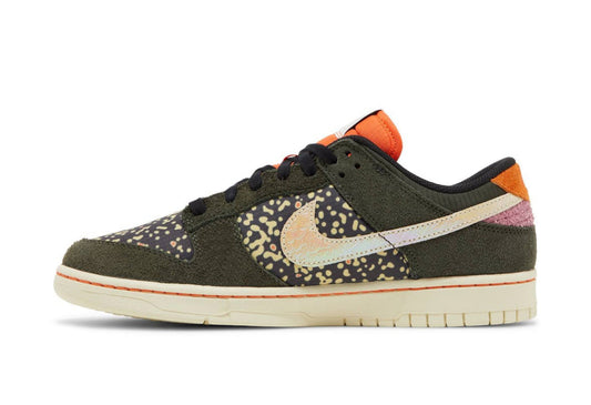 Dunk Low Rainbow Trout Sequoia/Alabaster Safety Orange