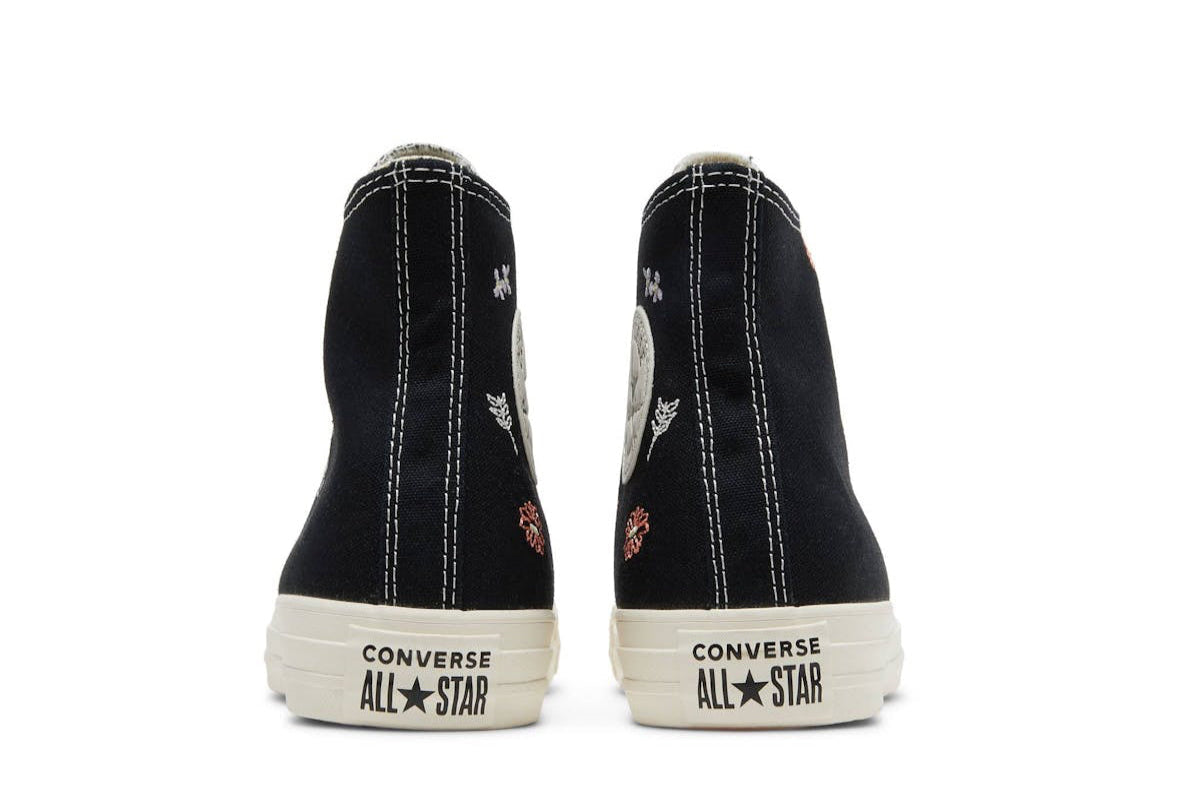 Chuck Taylor All Star High Embroidered Floral Black