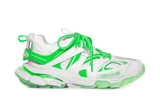 Track Sneaker White Green