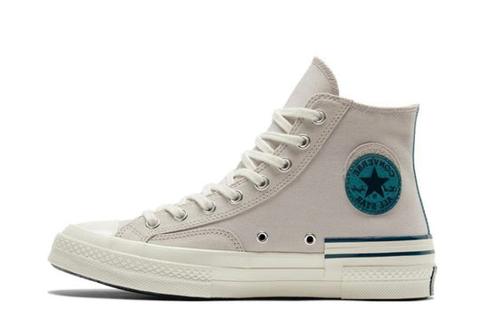 Chuck 70 High Grey Ivory Blue