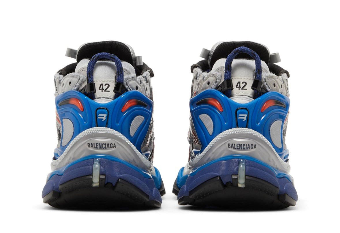 RNNR Sneaker Grey Red Blue