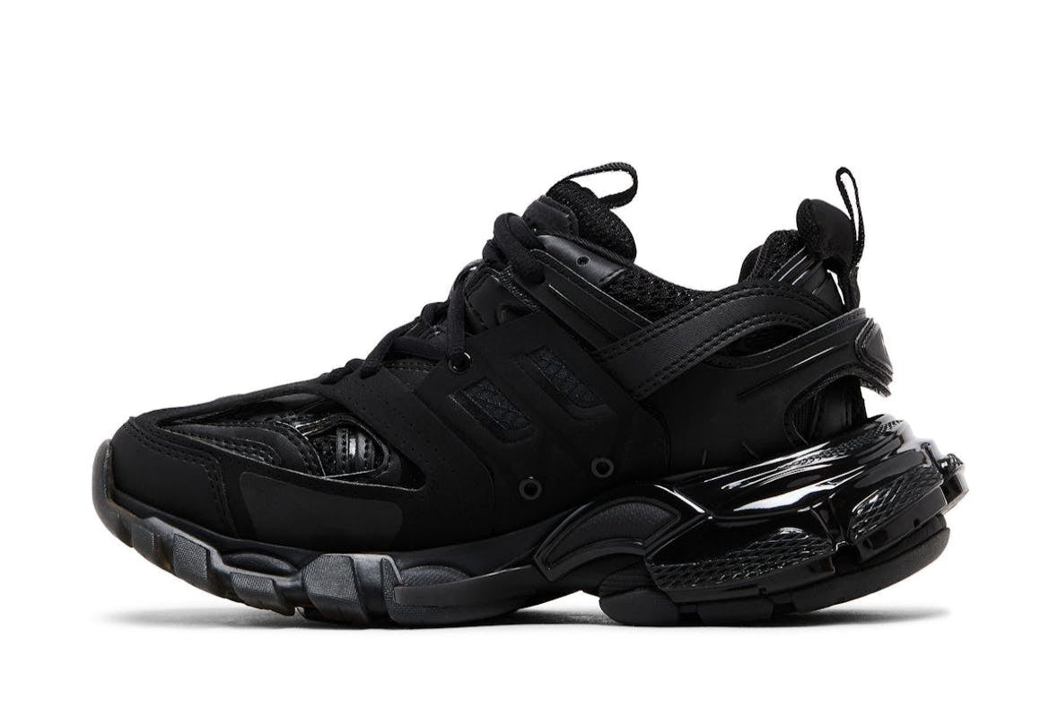 Track Sneaker Clear Sole Black