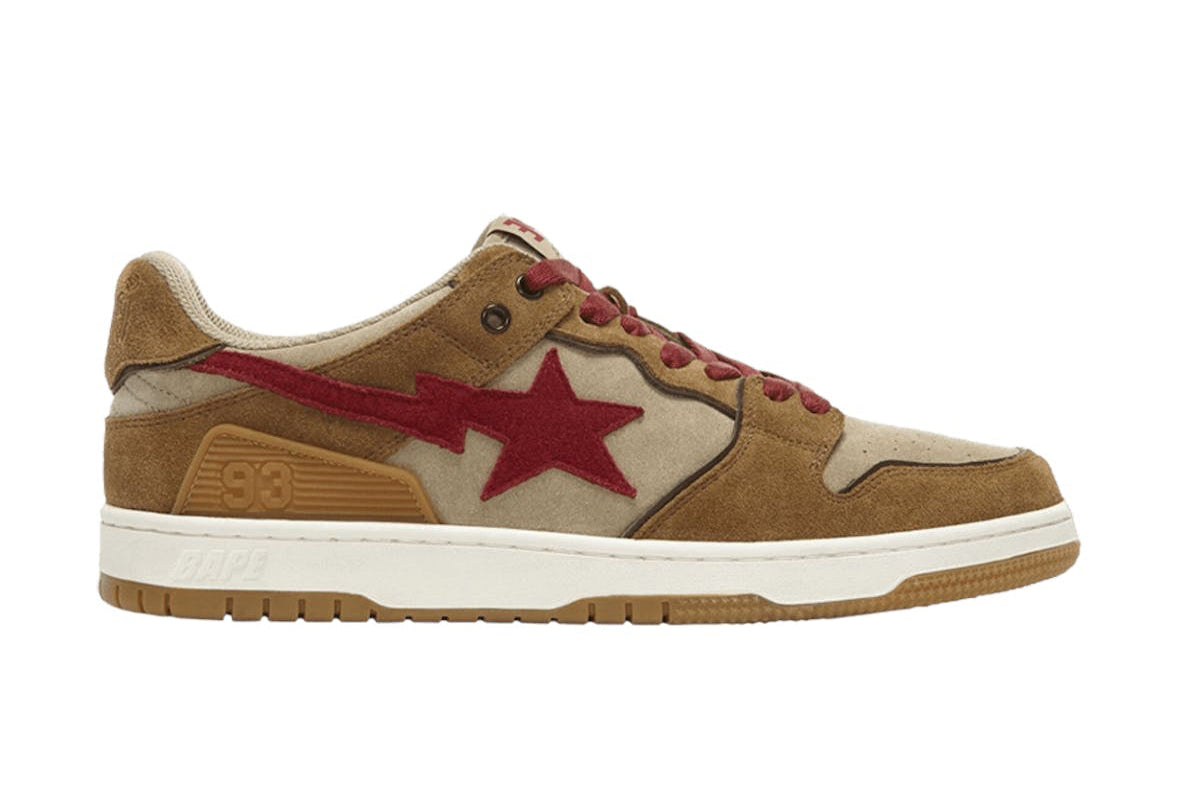 Sk8 Sta Low Wheat Red