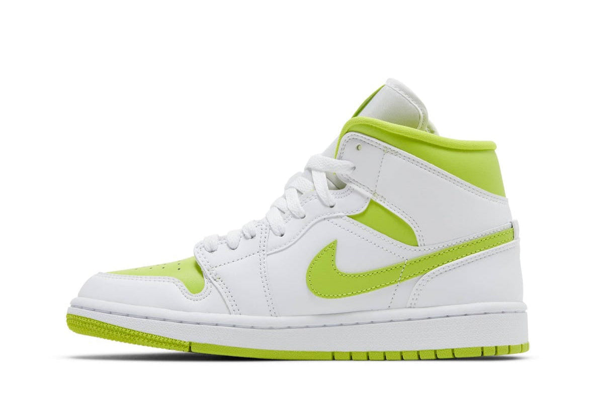 Jordan 1 Mid White Lime