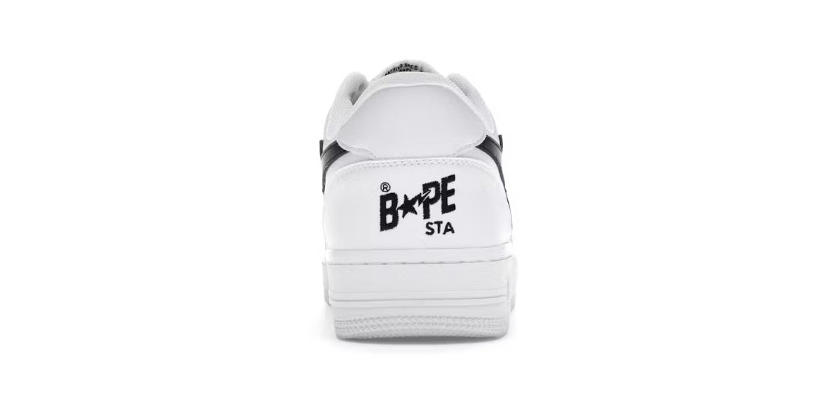 BAPE Bapesta M1 Low White Black