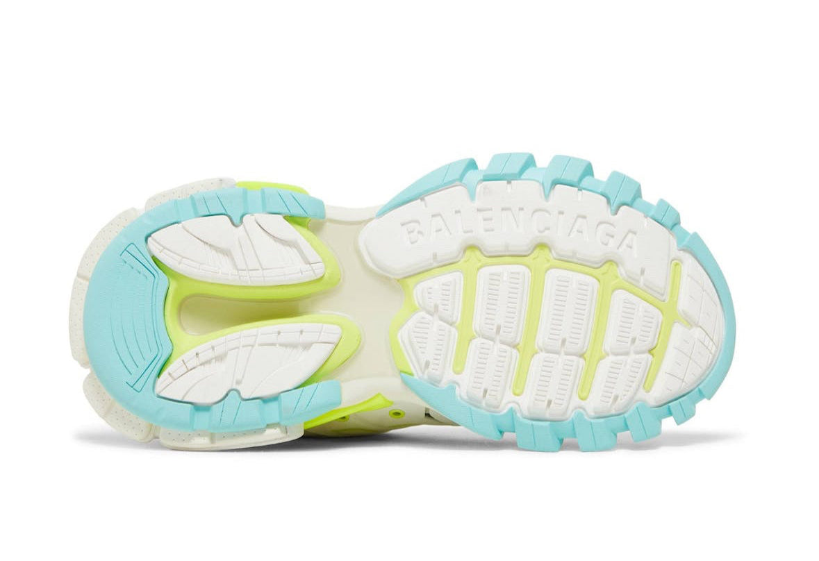 Track Sneaker White Neon Yellow