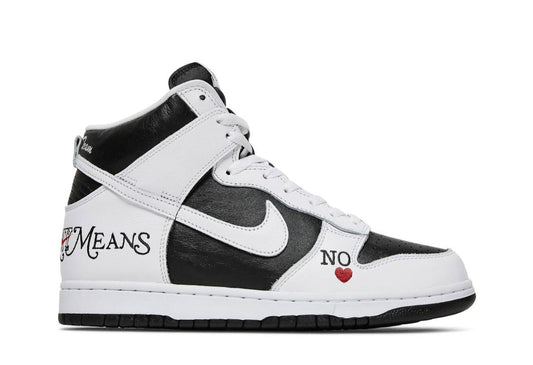 SB Dunk High By Any Means Black