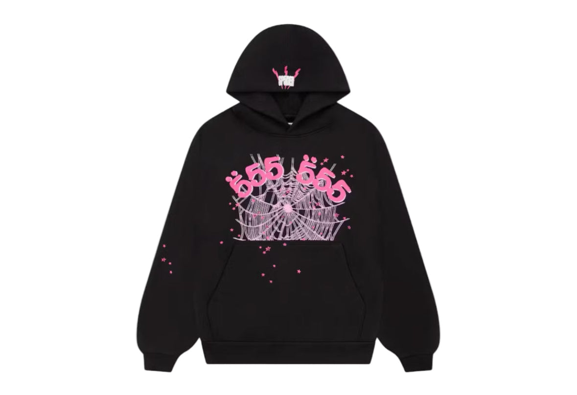 Angel Number Hoodie Black