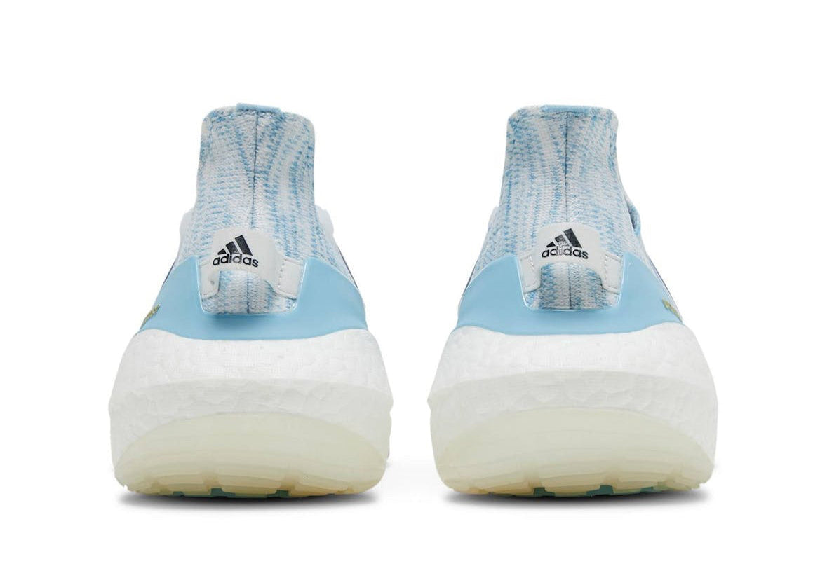 UltraBoost 21 White Clear Blue