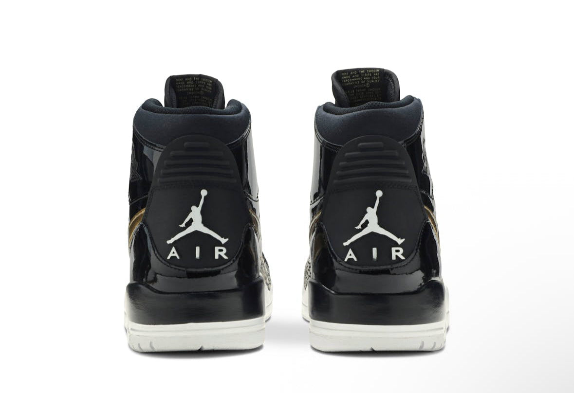 Jordan Legacy 312 Black Gold Patent