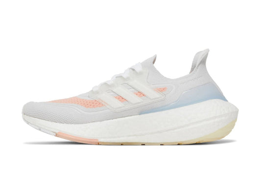 UltraBoost 21 White Glow Pink