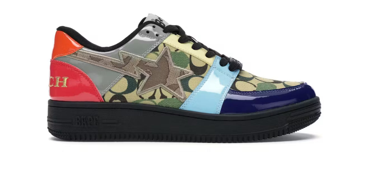 BAPE Bapesta Low Coach Multi