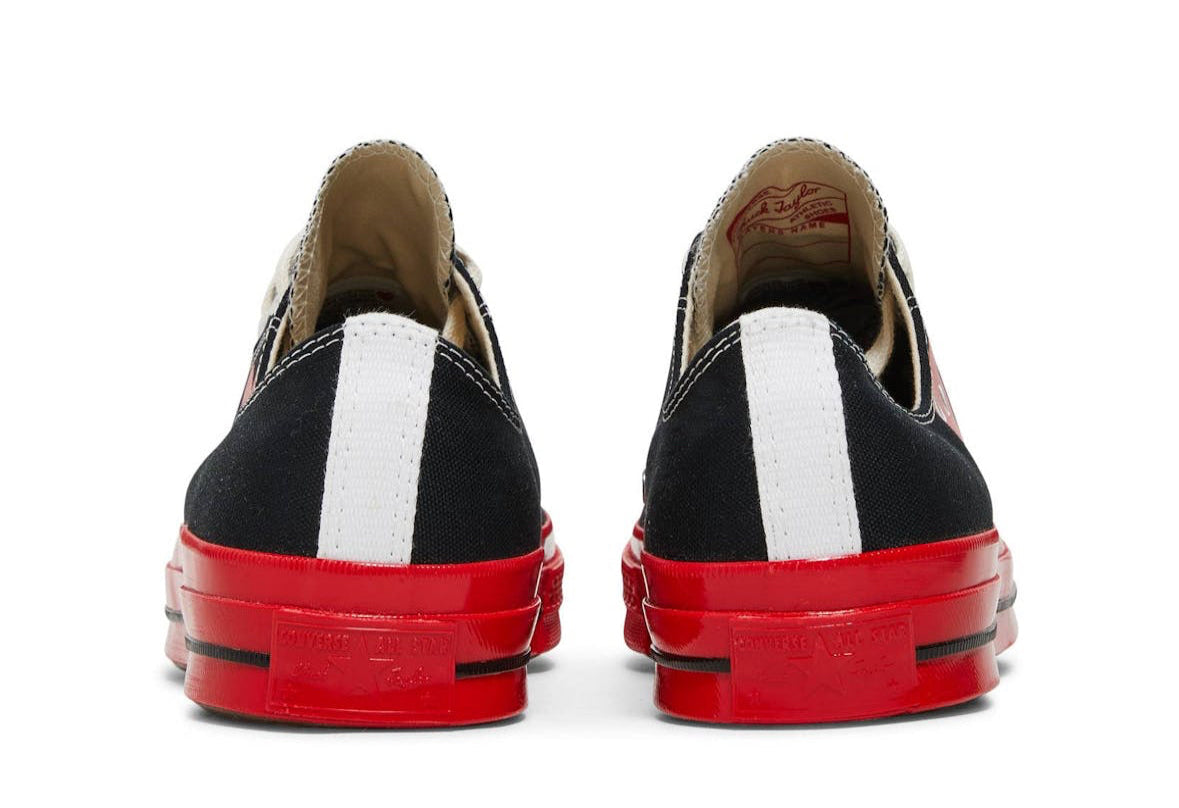 Chuck 70 Low Black Red